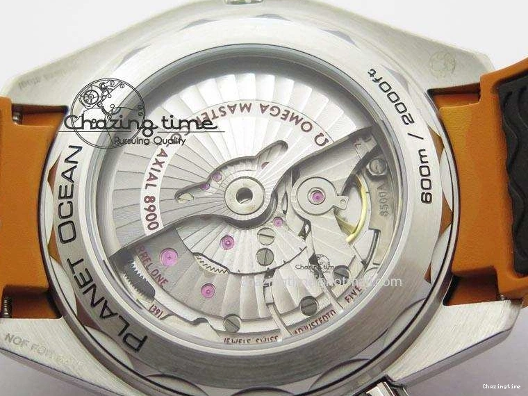 0102 ComfortFit 2016 Planet Ocean 45mm SS JHF Gray Dial On Nylon Strap A 8226